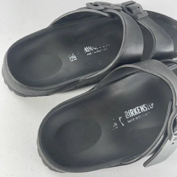 Birkenstock Arizona Eva Essentials Sandals Womens Black Buckle Slide Shoes US 9 - Picture 10 of 11